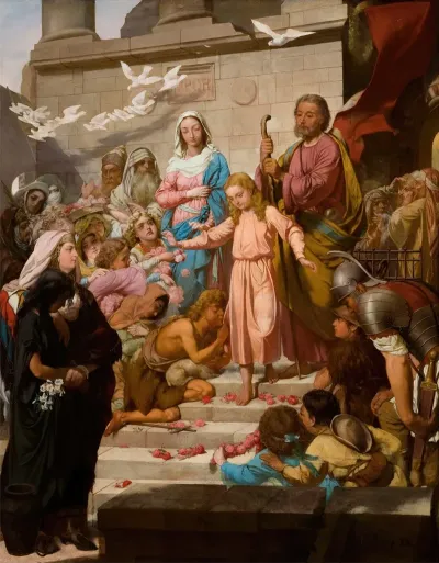 Christ Leaving The Temple