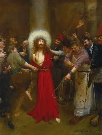 Christ Lie A La Colonne