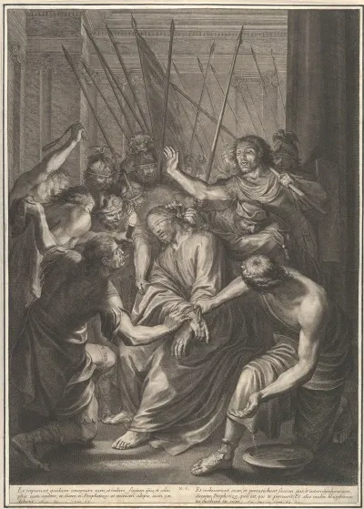 Christ Mistreated By Guards