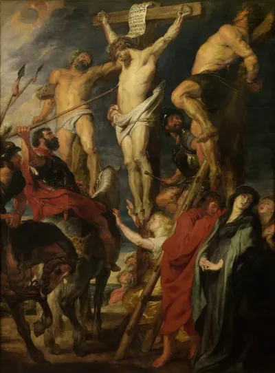 Christ On The Cross Le Coup De Lance