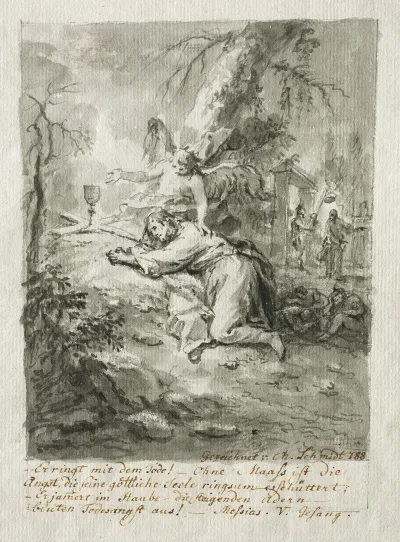 Christ On The Mount Of Olives 7