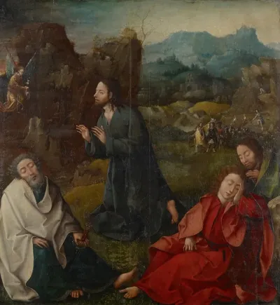 Christ On The Mount Of Olives