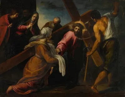 Christ On The Road To Calvary