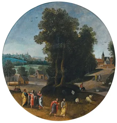 Christ On The Road To Emmaus
