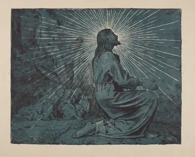 Christ Praying On The Mount Of Olives 2