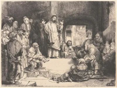 Christ Preaching 2