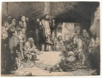 Christ Preaching La Petite Tombe 2
