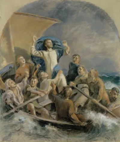 Christ Sets A Storm