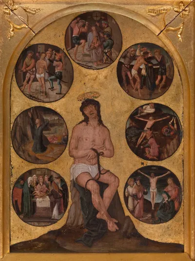 Christ Sitting On The Cold Stone And Other Scenes Of The Passion