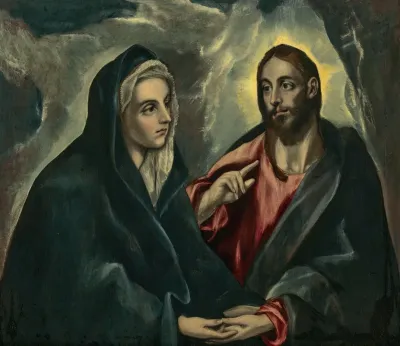 Christ Taking Leave Of His Mother 7