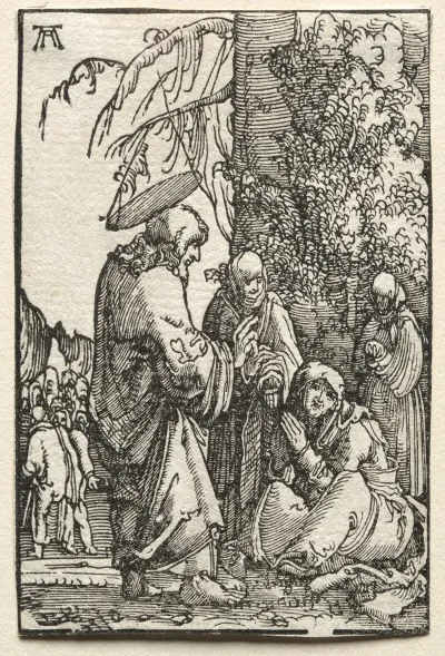 Christ Taking Leave Of His Mother Before The Passion