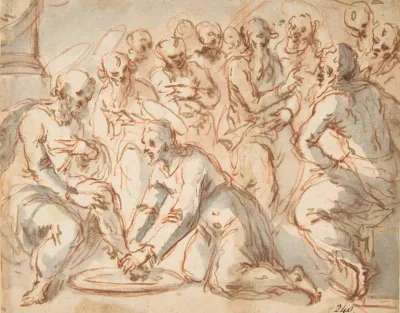Christ Washing The Disciples Feet 2