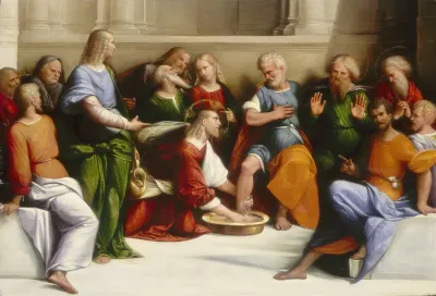 Christ Washing The Disciples Feet
