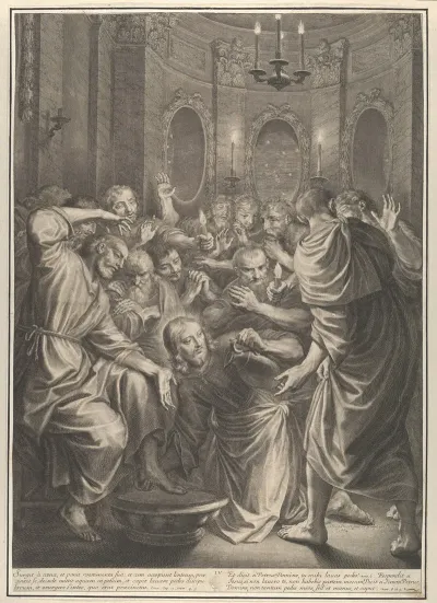 Christ Washing The Feet Of His Disciples 2