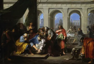 Christ Washing The Feet Of His Disciples