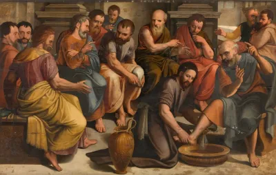 Christ Washing The Feet Of The Apostles