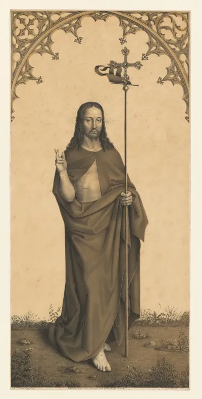 Christ With Staff