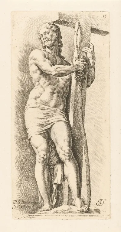 Christ With The Cross And Other Instruments Of The Passion