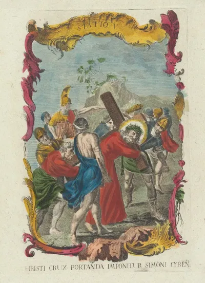 Christi Crux Portanda Imponitur Simoni Cyreneo