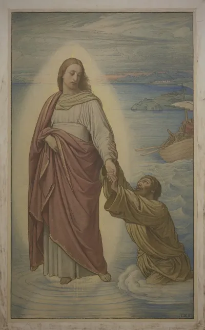 Christi Rettung Des Sinkenden Petrus 2