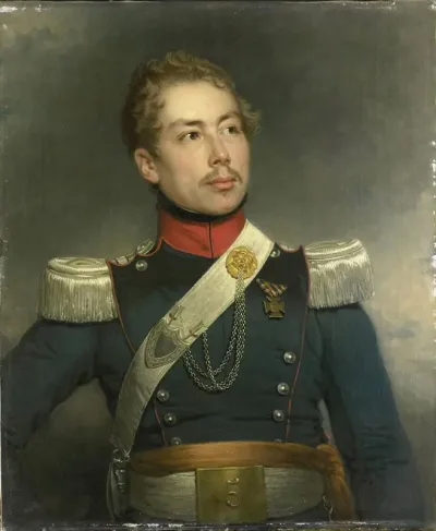 Christian Edouard Fraser 1812 79 Second Lieutenant Of The 5th Dragoon Regiment