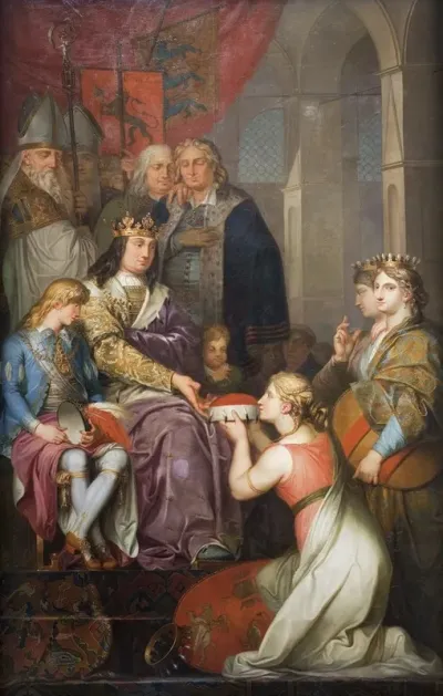 Christian I Proclaiming Holstein A Duchy In 1474 Painted For Christiansborg Castle