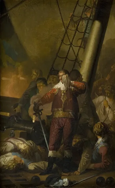 Christian Iv Aboard His Flagship The Trinity