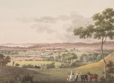 Christiansfeld Fra Den Vestlige Side