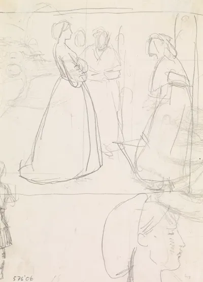 Christina Rossettis Maude Clare Figure And Head Studies