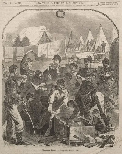 Christmas Boxes In Camp Christmas 1861