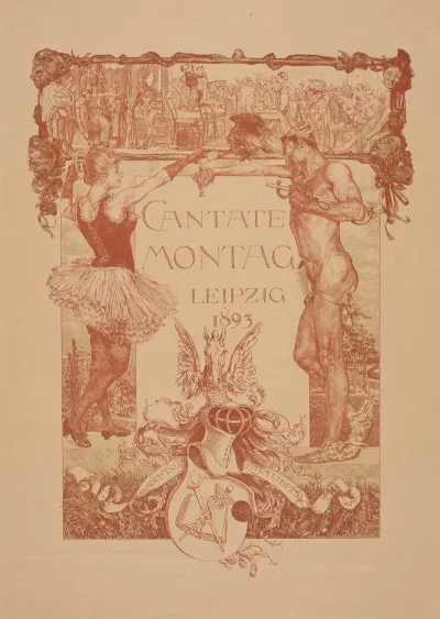 Christmas Program Of The Cantata Monday Of The German Booksellers Association Goodbye
