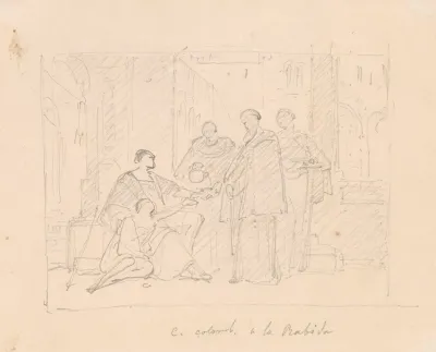 Christopher Columbus And His Sick Son In The Monastery La Rabida 6