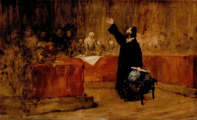 Christopher Columbus Before The Council Of Salamanca