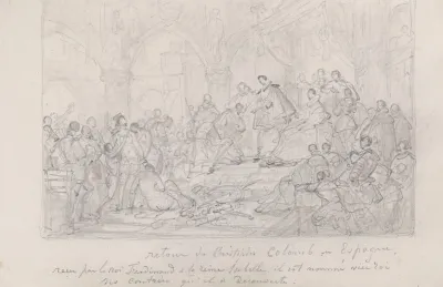 Christopher Columbus Return To Spain