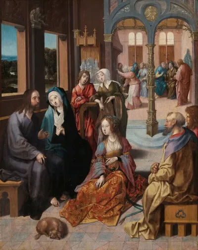Christs Second Visit To The House Of Mary And Martha