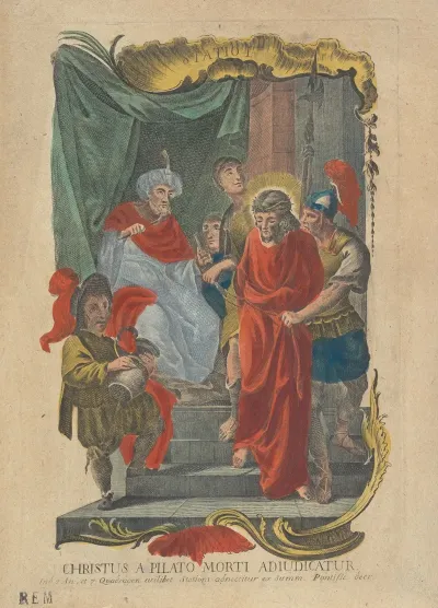 Christus A Pilato Morti Adiudicatur