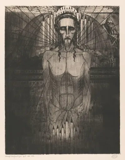 Christus Te Midden Van Kathedralen 2
