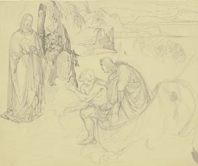 Christus Wandelt Auf Dem Meer