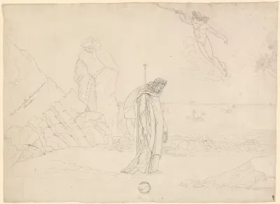 Chryses Mourning The Loss Of His Daughter To Agamemnon Study For The Iliad
