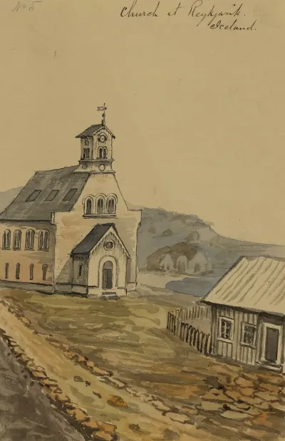 Church At Rejkjavik Iceland