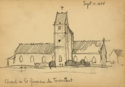 Church In St Germain De Tournebut