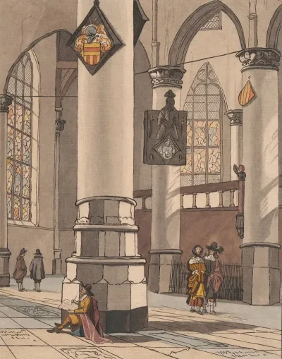 Church Interior After Pieter Saenredam 2