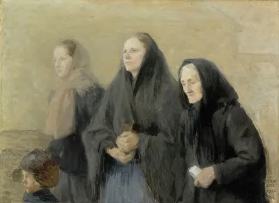 Churchgoers Easter Morning 1895 1900
