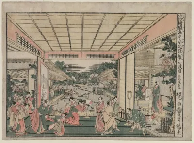 Chushingura Act Vii From The Series Perspective Pictures For The Treasure House Of Loyalty