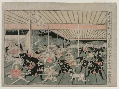 Chushingura Act Xi From The Series Perspective Pictures For The Treasure House Of Loyalty
