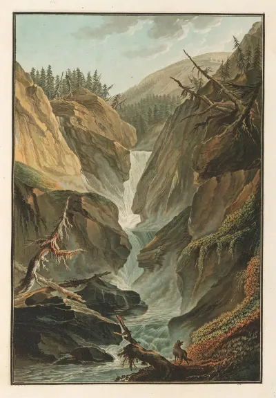 Chute De Laar Au Dessus De Gutdannen