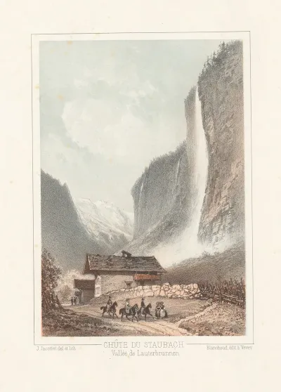 Chute Du Staubach Vallee De Lauterbrunnen