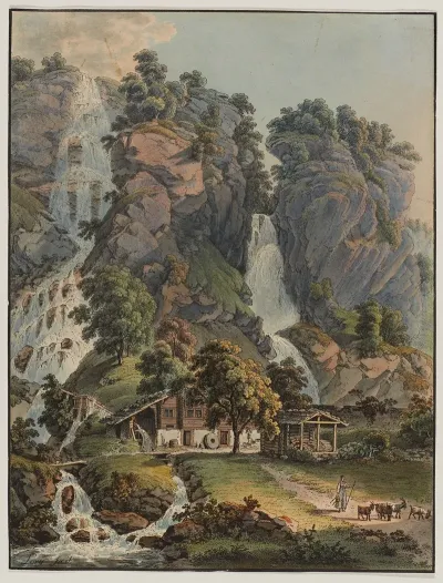 Chutes Du Dorf Et Alpbach A Meyringen