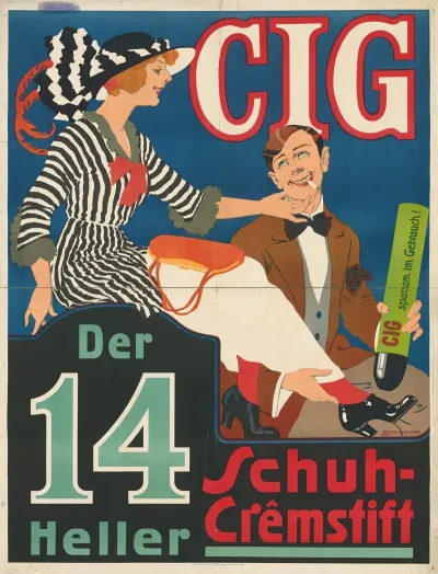 Cig Der 14 Heller Schuhcremestift