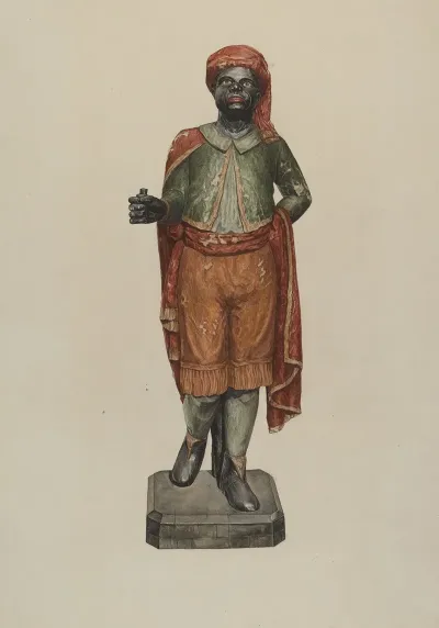 Cigar Store Figure Blackamoor